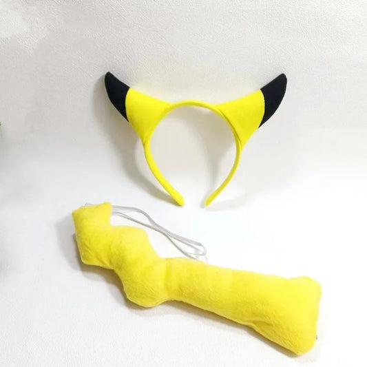 Pokemon Haaraccessoires Pikachu Hoofdband met Schattige Oortjes
