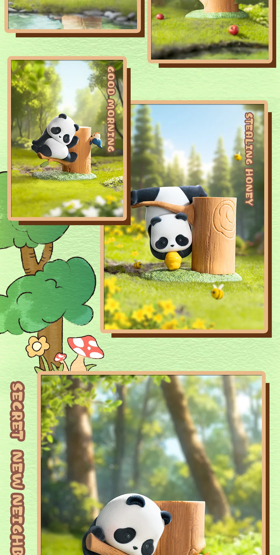 Officiële 52TOYS Panda Roll Blind Box – Schattige Panda Met Fruitboom