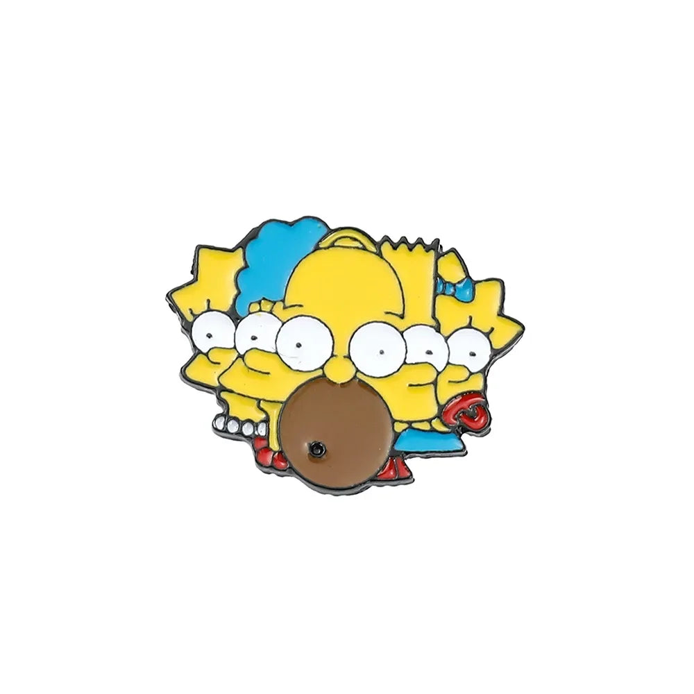 Classic Comedy Anime Pins Broche Van De Simpsons Voor Elke Outfit