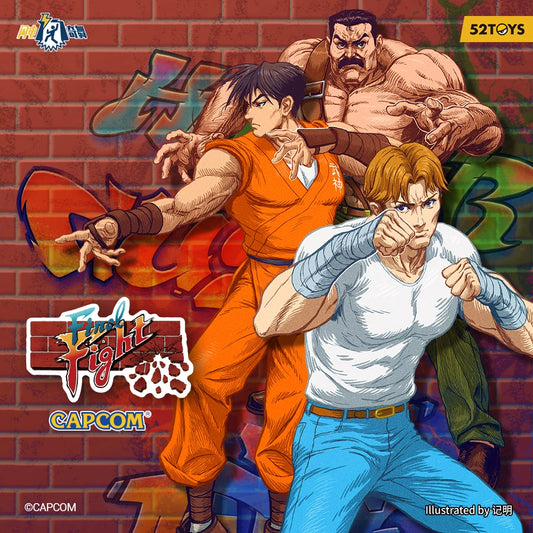 Officiële 52TOYS Actiefiguur CAPCOM Final Fight – Unieke Verzamelobject voor Desktopdecoratie