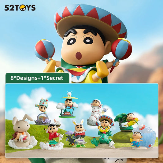 Officiële 52TOYS Crayon Shin-chan Mystery Box – Schattige Verzamelbare Anime Actiefiguur