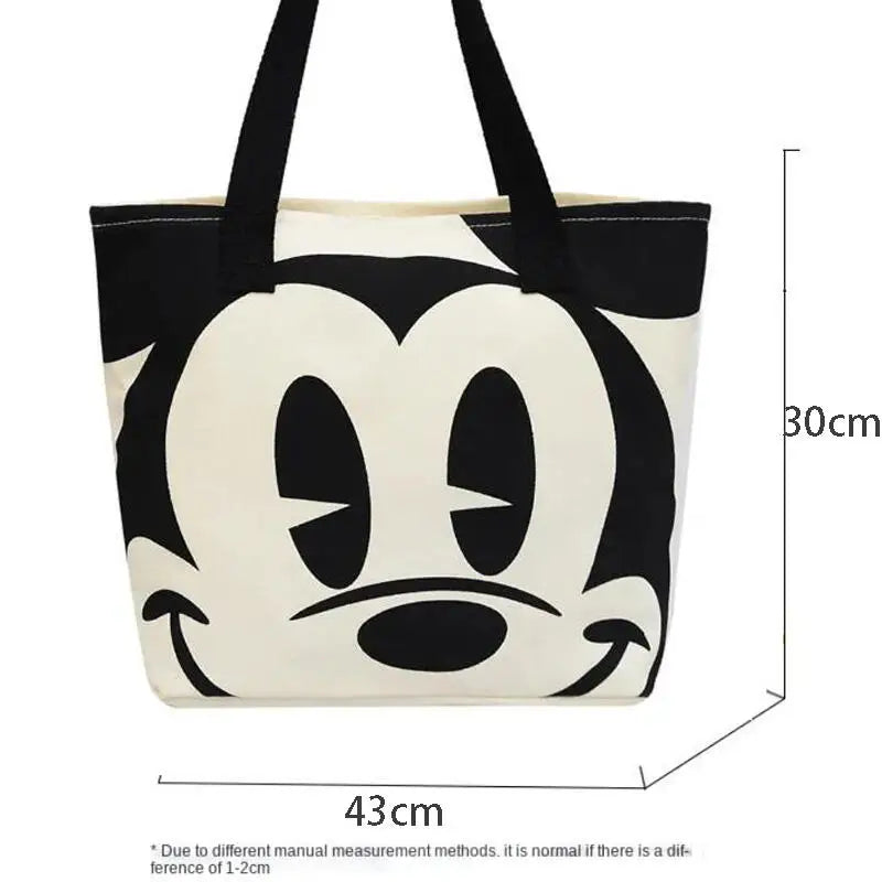 Disney Mickey Minnie Mouse Canvas Tas - Grote Ruimte
