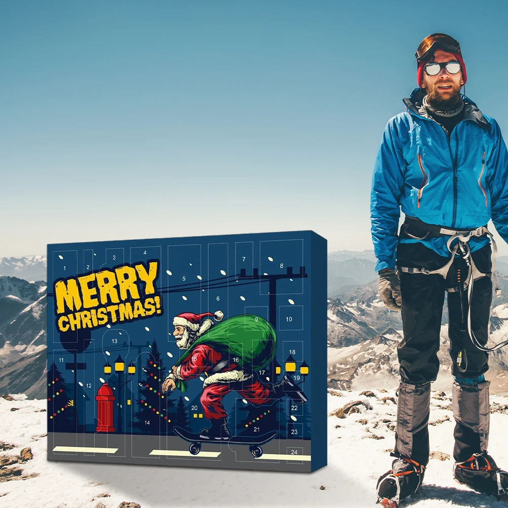 TrailNova Adventkalender Survival kit voor Mannen – 24 dagen 2025 countdown