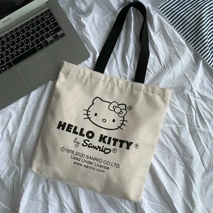 Canvas Tas Tote Hello Kitty – Grote Inhoud Duurzaam