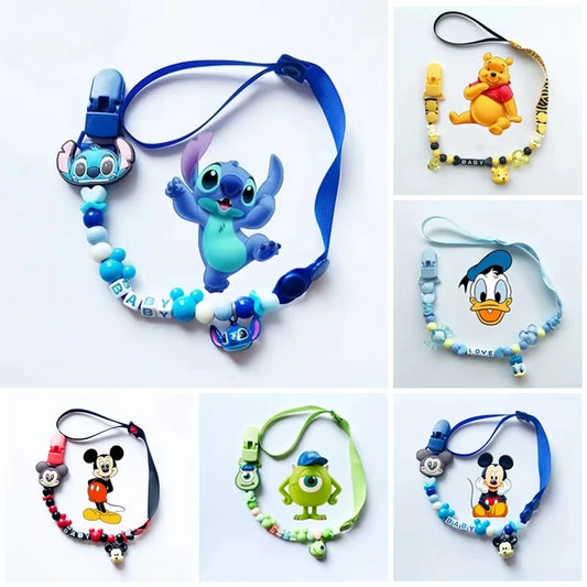 Fopspeen Clips Mickey Mouse Silicone Anti-Verlies Houder