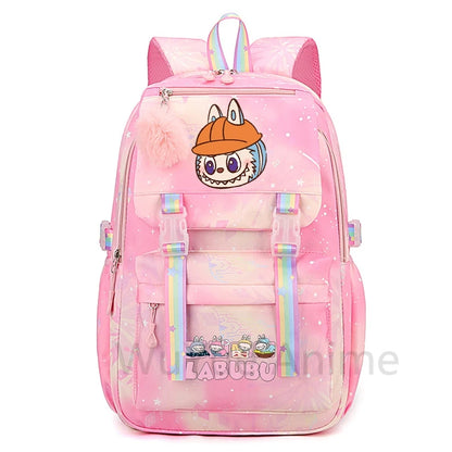 Schattige Labubu backpack rugzak  – Waterdichte Ruime capaciteit