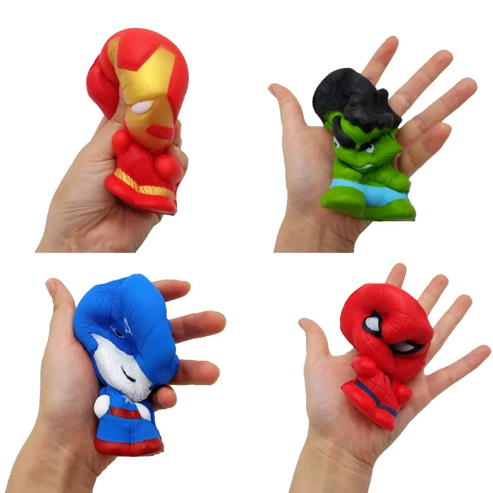 Marvel Anime Poppen Kawaii Stressverlichting Speelgoed voor Kinderen
