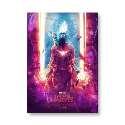 Marvel Film Cover Poster Spiderman Iron Man Wanddecoratie