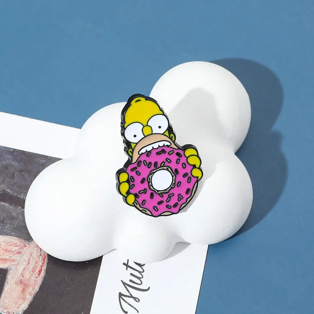 Classic Comedy Anime Pins Broche Van De Simpsons Voor Elke Outfit