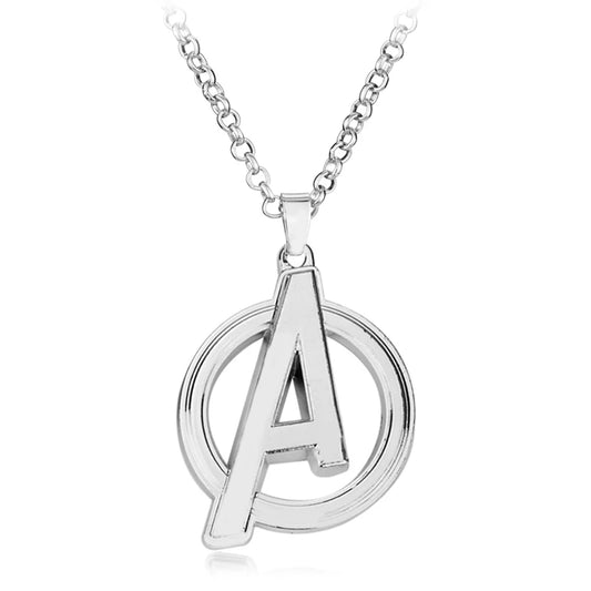 Avengers Logo Letter A Hanger Ketting voor Superhelden Fans