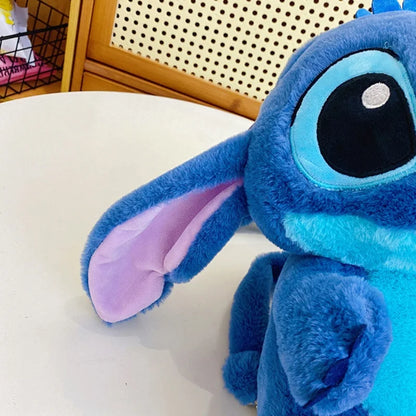 Kawaii Lilo En Stitch Pluche Rugzak – Schattig Cartoon Ontwerp Met Grote Capaciteit