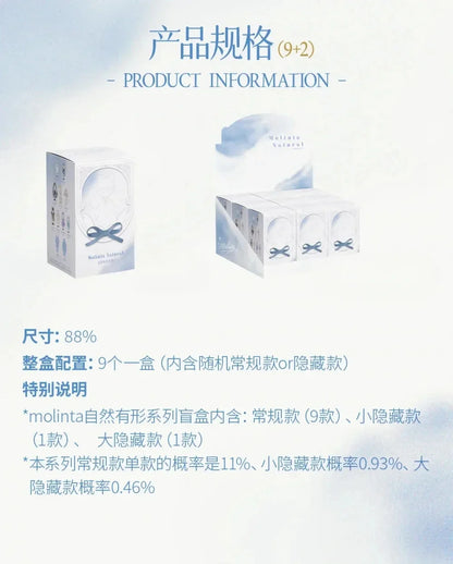 Ticify Finding Unicorn Molinta Natural Series – Schattige Anime Actiefiguur in Mystery Box
