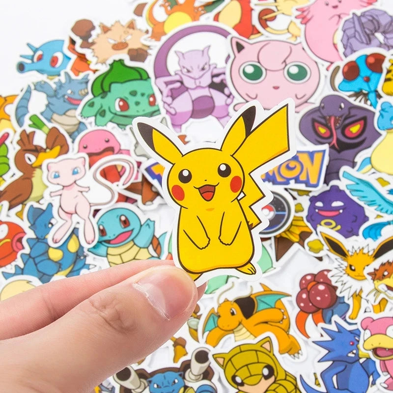 Kawaii Pikachu Pokémon Stickers Waterproof Voor Elke Creatie