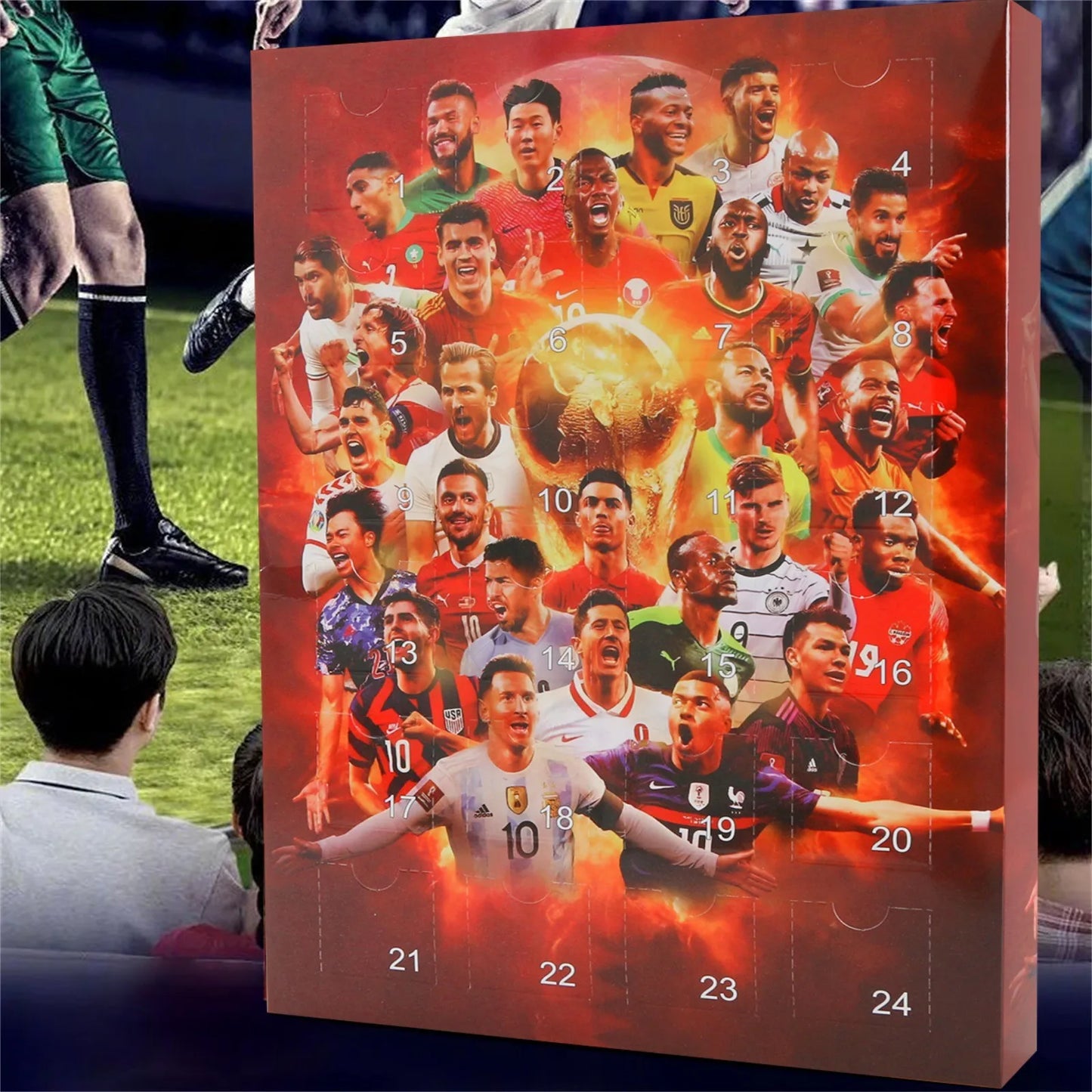 24-delige SportKids Soccer Adventskalender 2025 - 24 Dagen Plezier