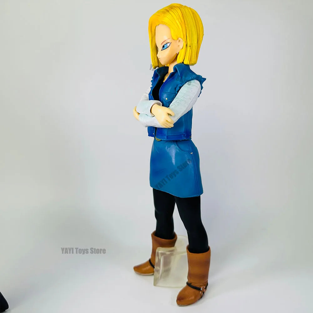 AnimeCollectibles Dragon Ball Z Android 18 Actiefiguur – Perfect Voor Verzamelaars