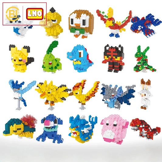 DIY Pokemon Blokken Mini Sets voor Creatief Bouwplezier