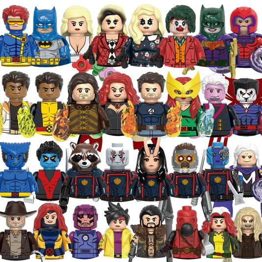 Marvel Blocks Bouwstenen Black Cat Batman Mini Figuren Set