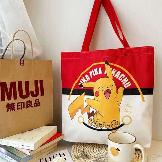 Pokémon Canvas Tas Pikachu Eevee - Ideaal Voor School