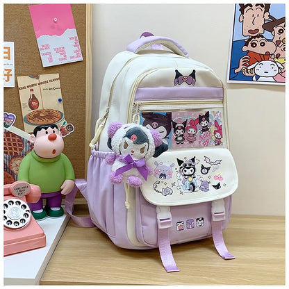Sanrio Hello Kitty My Melody Rugzak met ruime capaciteit