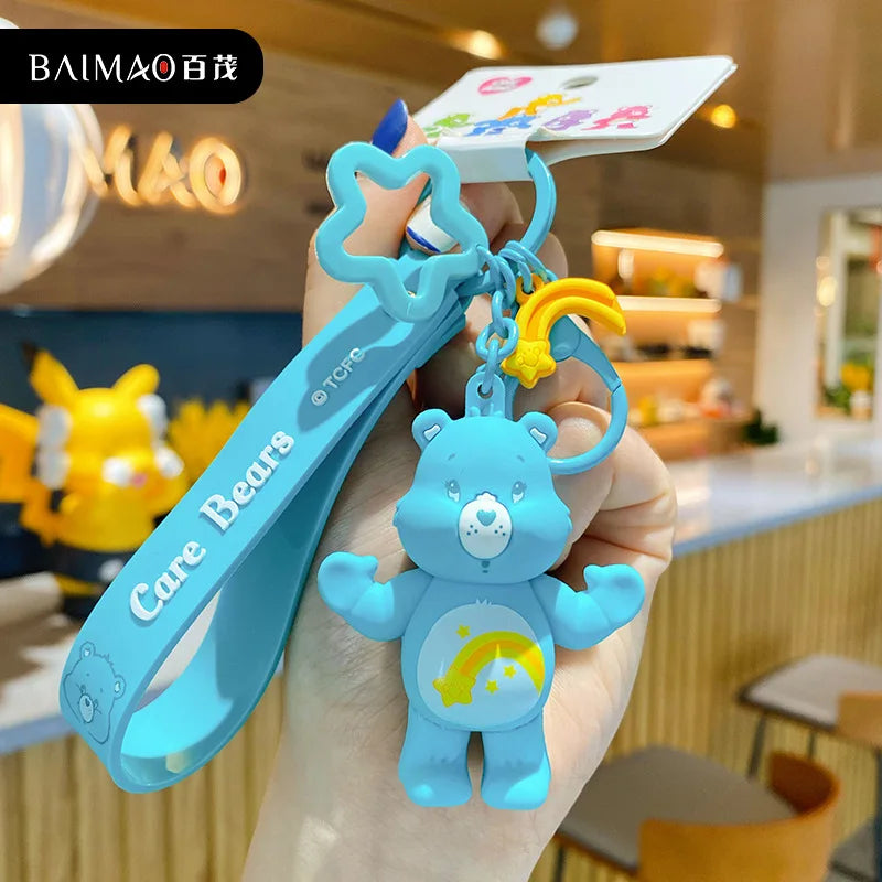 Sleutelhanger Carebear Regenboogbeer Trendy en Schattig Geschenk