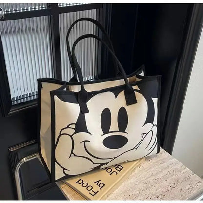 Disney Mickey Mouse Canvas Tas - Grote Capaciteit