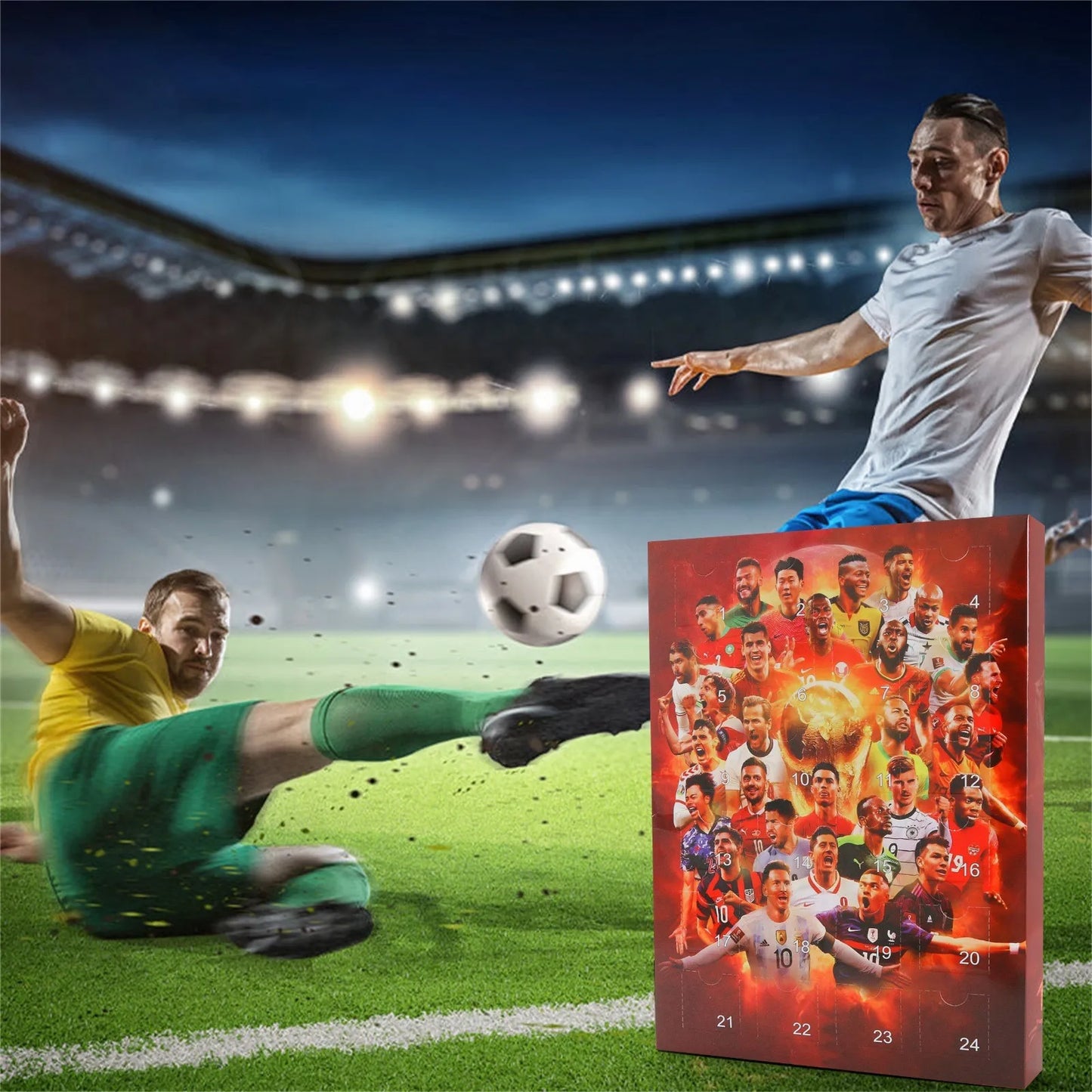 24-delige SportKids Soccer Adventskalender 2025 - 24 Dagen Plezier