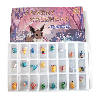 Pokemon Adventskalender Voor Kinderen Met Anime Figuren Cadeau