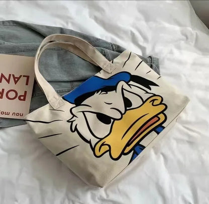 Disney Mickey Minnie Mouse Canvas Tas - Grote Ruimte