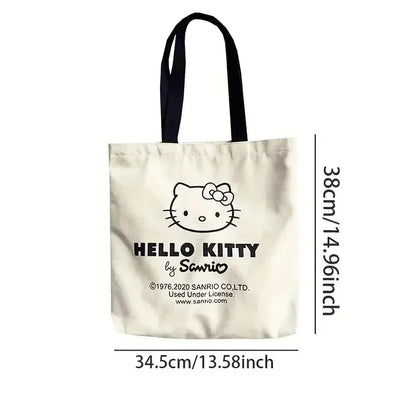 Canvas Tas Tote Hello Kitty – Grote Inhoud Duurzaam