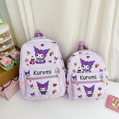 Sanrio Kuromi Hello Kitty My Melody Rugzak – Schattig Pompom Purin