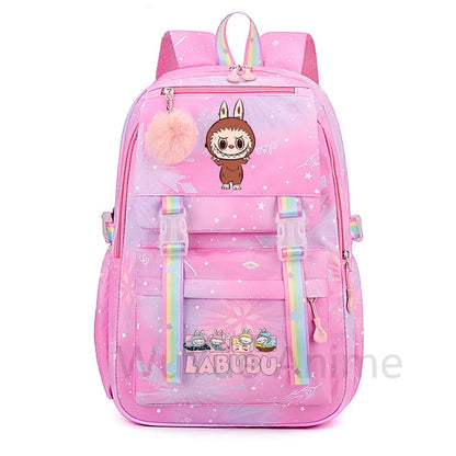 Schattige Labubu backpack rugzak  – Waterdichte Ruime capaciteit