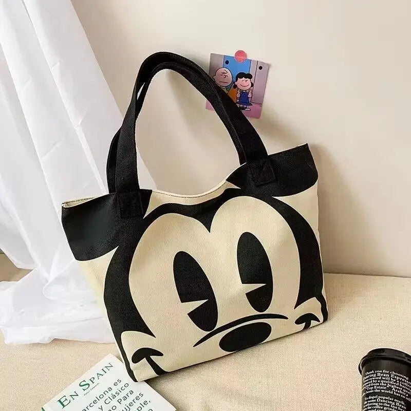 Disney Mickey Minnie Mouse Canvas Tas - Grote Ruimte