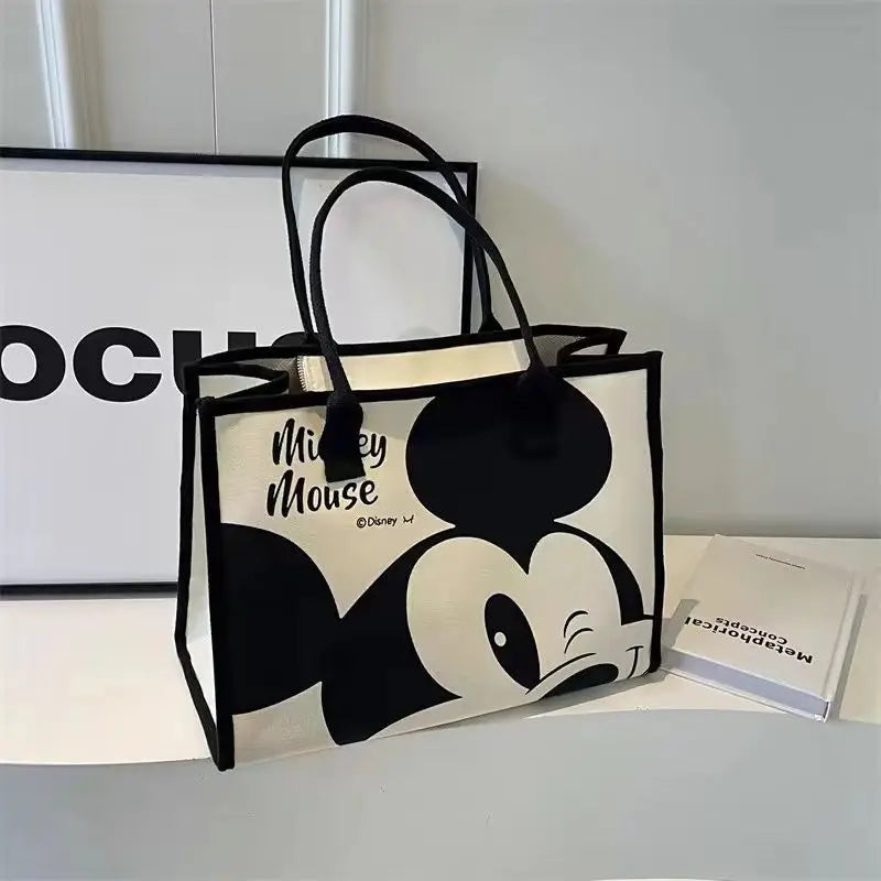 Disney Mickey Mouse Canvas Tas - Grote Capaciteit