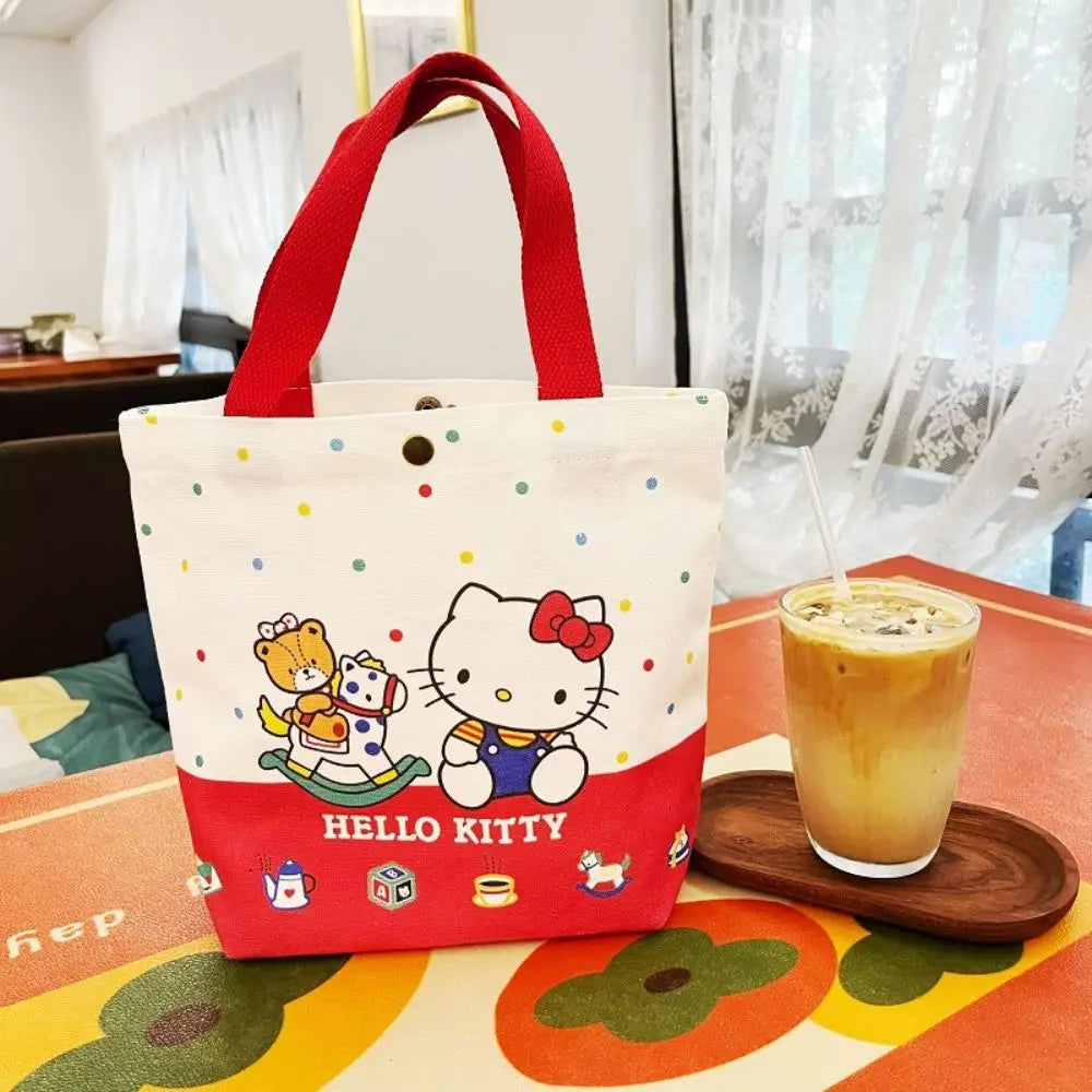 Sanrio Hello Kitty Canvas Tas - Grote Capaciteit