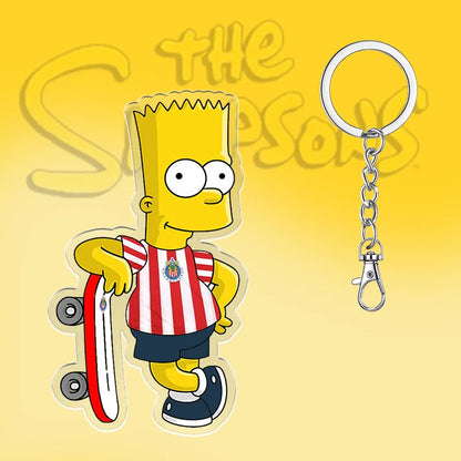 Sleutelhanger De Simpsons 6cm Schattig Acryl Cadeau