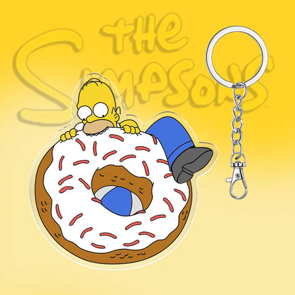 Sleutelhanger De Simpsons 6cm Schattig Acryl Cadeau