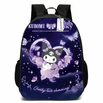 Kawaii My Melody Kuromi Rugzak – Grote Capaciteit Schooltas