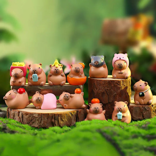 Mini Capibara Actiefiguren – Perfect Voor Kinderen Cadeau