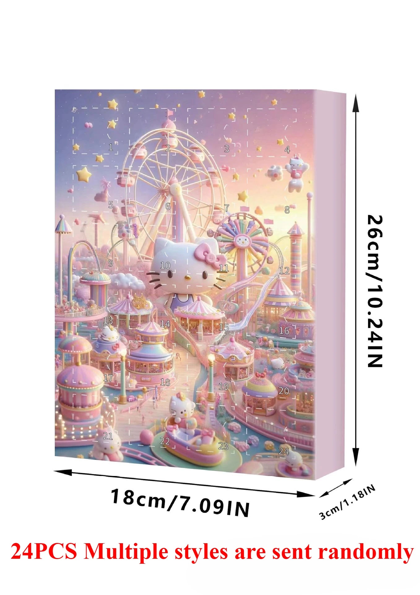 Sanrio Adventskalender Hello Kitty Kuromi 24 dagen 2025