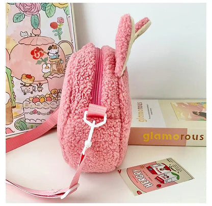 Labubu Crossbody schoudertas – Schattige Pluche Met Grote Capaciteit