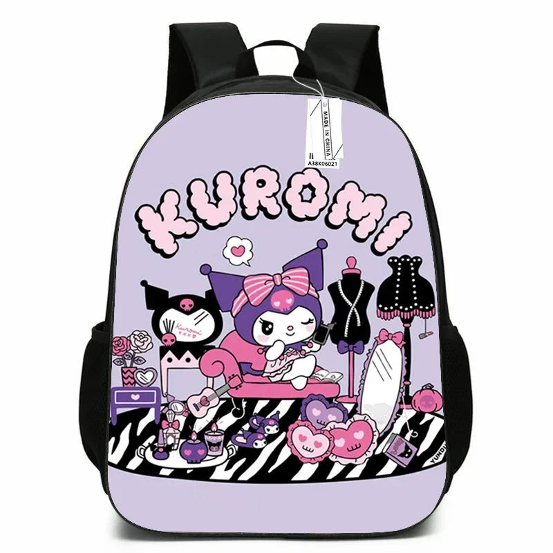 Kawaii My Melody Kuromi Rugzak – Grote Capaciteit Schooltas