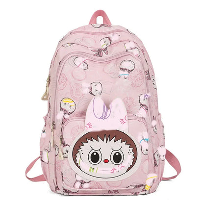 Miniso Labubu Rugzak – Stijlvolle Casual Schooltas Voor Studenten