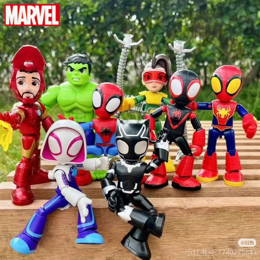 Marvel Hero Assembled Toys Set Met Iconische Figuren