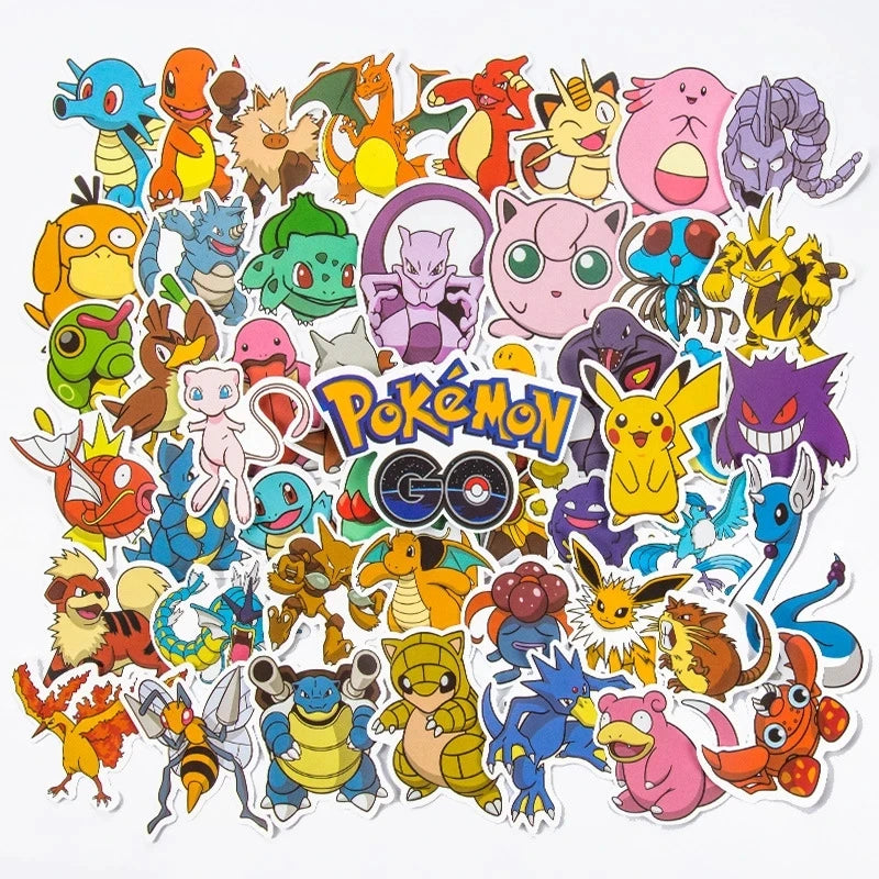 Kawaii Pikachu Pokémon Stickers Waterproof Voor Elke Creatie