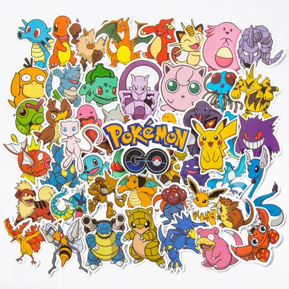 Kawaii Pikachu Pokémon Stickers Waterproof Voor Elke Creatie