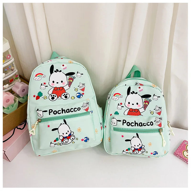 Sanrio Kuromi Hello Kitty My Melody Rugzak – Schattig Pompom Purin