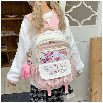 Sanrio Hello Kitty My Melody Rugzak met ruime capaciteit