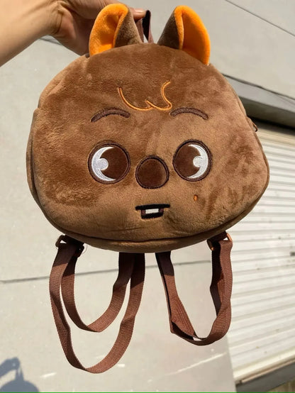 Labubu Crossbody schoudertas – Schattige Pluche Met Grote Capaciteit
