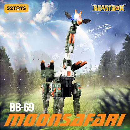 Officiële 52TOYS Beastbox BB-69 MOONSAFARI – Verzamelbare Converteerbare Actiefiguur