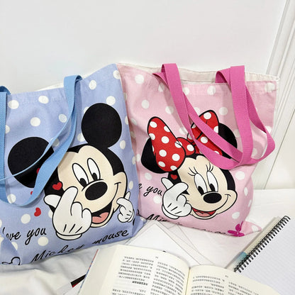 Disney Mickey en Minnie Mouse Canvas Tas – Grote Inhoud